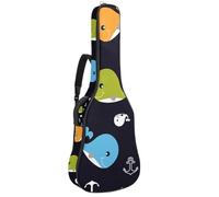 Eslifey Borsa per chitarra acustica Donut Planets tracolla regolabile custodia chitarra Gig Bag 40 41 42 pollici, Colore 7, 42.9x16.9x4.7 in