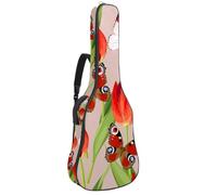 Eslifey Borsa per chitarra acustica Grecia Santorini Caldera (4) Tracolla Regolabile Custodia Chitarra Gig Bag 40 41 42 Pollici, Colore 9, 42.9x16.9x4.7 in