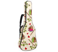 Eslifey Borsa per chitarra acustica Hello Summer Fruits Tracolla regolabile Custodia per chitarra Gig Bag 40 41 42 pollici, Multicolore 7, 42.9x16.9x4.7 in, Organizer per borse