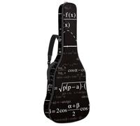 Eslifey Borsa per chitarra acustica Merry Christmas, tracolla regolabile, custodia per chitarra da 40 41 e 42 pollici, Colore 6, 42.9x16.9x4.7 in