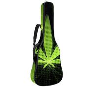 Eslifey Borsa per chitarra acustica Merry Christmas, tracolla regolabile, custodia per chitarra da 40 41 e 42 pollici, Colore 5, 42.9x16.9x4.7 in