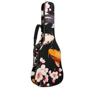 Eslifey Borsa per chitarra acustica Raccoon Girasole Tavola di Legno Tracolla Regolabile Custodia Chitarra Gig Bag 40 41 42 Pollice, Colore 5, 42.9x16.9x4.7 in