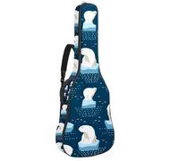 Eslifey Borsa per chitarra acustica Squirrel Bit The Peanuts tracolla regolabile custodia per chitarra Gig Bag 40 41 42 pollici, Multicolore 7, 42.9x16.9x4.7 in, Organizer per borse