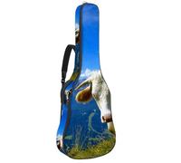 Eslifey Borsa per chitarra acustica Squirrel Bit The Peanuts tracolla regolabile custodia per chitarra Gig Bag 40 41 42 pollici, Multicolore 2., 42.9x16.9x4.7 in, Organizer per borse