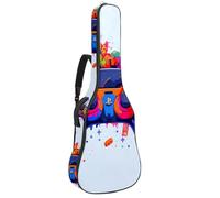 Eslifey Borsa per chitarra acustica Tie Dye Game Controller Tracolla regolabile Custodia per chitarra Gig Bag 40 41 42 pollici, Colore 2, 42.9x16.9x4.7 in