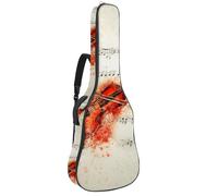 Eslifey Borsa per chitarra acustica vintage Let's Go for a Ride bicicletta tracolla regolabile custodia chitarra Gig Bag 40 41 42 pollici, Multicolore 9, 42.9x16.9x4.7 in, Organizer per borse