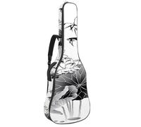 Eslifey Borsa per chitarra acustica vintage Old Grunge mappa del mondo, tracolla regolabile, custodia per chitarra da concerto 40 41 42 pollici, Multicolore 9, 42.9x16.9x4.7 in, Organizer per borse