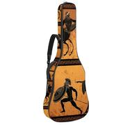 Eslifey Borsa per chitarra acustica vintage Old Grunge mappa del mondo, tracolla regolabile, custodia per chitarra da concerto 40 41 42 pollici, Multicolore 3, 42.9x16.9x4.7 in, Organizer per borse