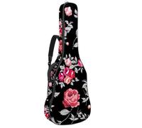 Eslifey Borsa per chitarra acustica vintage Old Grunge mappa del mondo, tracolla regolabile, custodia per chitarra da concerto 40 41 42 pollici, Multicolore 8., 42.9x16.9x4.7 in, Organizer per borse