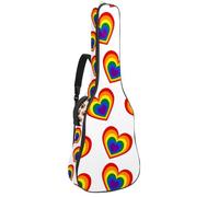 Eslifey Borsa per chitarra acustica violoncello strumenti musicali nera tracolla regolabile custodia per chitarra custodia da concerto 40 41 42 pollici, Multicolore 5., 42.9x16.9x4.7 in, Organizer per