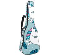 Eslifey Borsa per chitarra acustica violoncello strumenti musicali nera tracolla regolabile custodia per chitarra custodia da concerto 40 41 42 pollici, Multicolore 9, 42.9x16.9x4.7 in, Organizer per