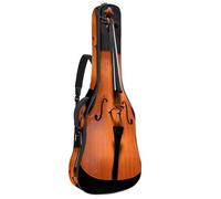 Eslifey Borsa per chitarra acustica violoncello strumenti musicali nera tracolla regolabile custodia per chitarra custodia da concerto 40 41 42 pollici, Multicolore 1., 42.9x16.9x4.7 in, Organizer per