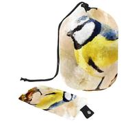 Eslifey Borsa per cosmetici da viaggio, borsa da trucco a barile, borsa multifunzionale per articoli da toeletta con tasca rotonda per riporre oggetti, pallina da golf vicino al foro, Multicolore 6.,
