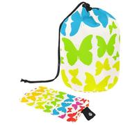 Eslifey Borsa per cosmetici da viaggio, borsa per il trucco a barile, borsa multifunzionale per articoli da toeletta con tasca rotonda per riporre oggetti, motivo giraffa oro rosa, Multicolore 4.,