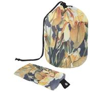 Eslifey Borsa per cosmetici da viaggio, borsa per il trucco a botte, borsa multifunzionale per articoli da toeletta con tasca portaoggetti rotonda, cabina telefonica rossa a Londra, Multicolore 2.,