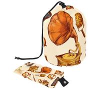 Eslifey Borsa per cosmetici da viaggio, borsa per il trucco a botte, borsa multifunzionale per articoli da toeletta con tasca portaoggetti rotonda, motivo Hello Summer ananas fenicotteri, Multicolore