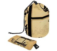 Eslifey Borse cosmetiche da viaggio barile borsa per il trucco, borsa multifunzionale per articoli da toeletta borse a secchiello rotondo organizer tasca portaoggetti, iniziali-lettera-H, Multicolore