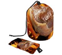 Eslifey Borse cosmetiche da viaggio barile borsa per il trucco, borsa multifunzionale per articoli da toeletta borse a secchiello organizer rotondo tasca portaoggetti, moderno unicorno cavallo magico,