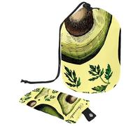 Eslifey Borse cosmetiche da viaggio barile borsa per il trucco, borsa multifunzionale per articoli da toeletta borse a secchiello organizer rotondo tasca portaoggetti, moderno unicorno cavallo magico,