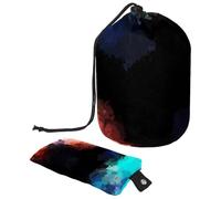 Eslifey Borse cosmetiche da viaggio Borsa per il trucco, Borsa multifunzionale da toilette Secchio Borse rotonde Organizzatore Tasca di stoccaggio, Corvo Corvo Notte Creepy Darkness, Multicolore 4.,