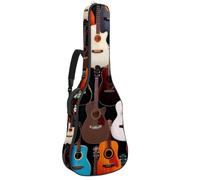 Eslifey Chitarra Acustica Borsa Chitarra Chimica Equazione Modello Tracolla Regolabile Custodia Chitarra Gig Bag 40 41 42 Pollici, Colore 9, 42.9x16.9x4.7 in