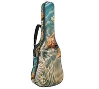 Eslifey Chitarra Acustica Colore Scimmia Acquerello Splash Tracolla Regolabile Custodia Chitarra Gig Bag 40 41 42 Pollice, Colore 10, 42.9x16.9x4.7 in
