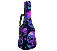 Eslifey Chitarra Acustica Colore Scimmia Acquerello Splash Tracolla Regolabile Custodia Chitarra Gig Bag 40 41 42 Pollice, Colore 5, 42.9x16.9x4.7 in