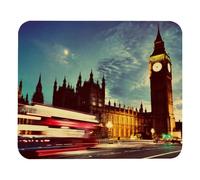 Eslifey Comodo tappetino per mouse da scrivania Big-Ben-Clock, 21 x 25 cm, base in gomma antiscivolo, migliora velocità e precisione