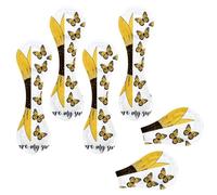 Eslifey Confezione da 6 segnalibri magnetici, con girasole e farfalla, con scritta "You are My Sunshine", in pelle, per studenti, insegnanti, lettura