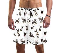 Eslifey - Costume da bagno da uomo, modello Chihuahua, elasticizzato, taglia L Multi XL