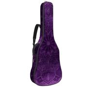 Eslifey Custodia per chitarra acustica con gatti in stile cartone animato The Top of Roof by Night, tracolla regolabile, custodia per chitarra da concerto da 40 41 42 pollici, Multicolore 8.,