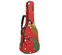 Eslifey Custodia per chitarra acustica con girasoli gialli sul campo, tracolla regolabile, custodia per chitarra da 40 41 42 pollici, Colore 5, 42.9x16.9x4.7 in