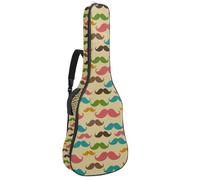 Eslifey Custodia per chitarra acustica con gufi e tracolla regolabile per lettura, 40 41 e 42 pollici, Colore 9, 42.9x16.9x4.7 in