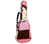 Eslifey Custodia per chitarra acustica con lettera H, tracolla regolabile, custodia per chitarra da 40 41 42 pollici, Multicolore 8., 42.9x16.9x4.7 in, Organizer per borse