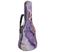 Eslifey Custodia per chitarra acustica con motivo retrò a libreria, tracolla regolabile, custodia per chitarra da 40 41 42 pollici, Colore 10, 42.9x16.9x4.7 in