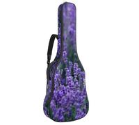 Eslifey Custodia per chitarra acustica con note musicali, motivo blu, tracolla regolabile, 40 41 42 pollici, Multicolore 6., 42.9x16.9x4.7 in, Organizer per borse