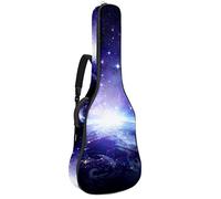 Eslifey Custodia per chitarra acustica con segno zodiacale magico, tracolla regolabile, custodia per chitarra da 40 41 42 pollici, Colore 3, 42.9x16.9x4.7 in