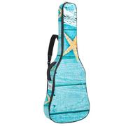 Eslifey Custodia per chitarra acustica con segno zodiacale magico, tracolla regolabile, custodia per chitarra da 40 41 42 pollici, Colore 10, 42.9x16.9x4.7 in