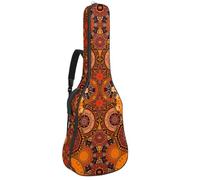 Eslifey Custodia per chitarra acustica con segno zodiacale magico, tracolla regolabile, custodia per chitarra da 40 41 42 pollici, Colore 6, 42.9x16.9x4.7 in