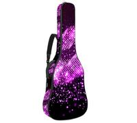 Eslifey Custodia per chitarra acustica con segno zodiacale magico, tracolla regolabile, custodia per chitarra da 40 41 42 pollici, Colore 9, 42.9x16.9x4.7 in