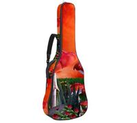 Eslifey Custodia per chitarra acustica con segno zodiacale magico, tracolla regolabile, custodia per chitarra da 40 41 42 pollici, Colore 5, 42.9x16.9x4.7 in
