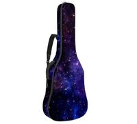 Eslifey Custodia per chitarra acustica con segno zodiacale magico, tracolla regolabile, custodia per chitarra da 40 41 42 pollici, Colore 4, 42.9x16.9x4.7 in