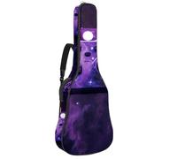 Eslifey Custodia per chitarra acustica controller viola Galaxy tracolla regolabile custodia per chitarra 40 41 42 pollici, Multicolore, 42.9x16.9x4.7 in, Organizer per borse