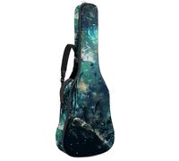Eslifey Custodia per chitarra acustica Galaxy Alien Earth tracolla regolabile custodia per chitarra Gig Bag 40 41 42 pollici, Multicolore, 42.9x16.9x4.7 in, Organizer per borse