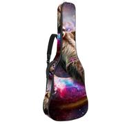 Eslifey Custodia per chitarra acustica Galaxy Donut Bradipo tracolla regolabile custodia per chitarra 40 41 42 pollici, Multicolore, 42.9x16.9x4.7 in, Organizer per borse