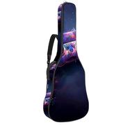 Eslifey Custodia per chitarra acustica Galaxy Game Controller Splash, tracolla regolabile, custodia per chitarra da 40 41 42 pollici, Multicolore, 42.9x16.9x4.7 in, Organizer per borse
