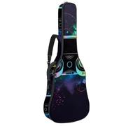 Eslifey Custodia per chitarra acustica Gamer Controller Splash Pattern tracolla regolabile custodia chitarra Gig Bag 40 41 42 pollici, Multicolore, 42.9x16.9x4.7 in, Organizer per borse