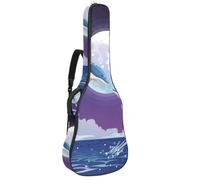Eslifey Custodia per chitarra acustica Grecia Santorini tracolla regolabile custodia chitarra Gig Bag 40 41 42 pollici, Colore 9, 42.9x16.9x4.7 in