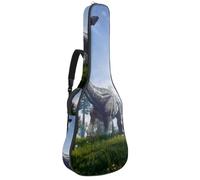 Eslifey Custodia per chitarra acustica Grecia Santorini tracolla regolabile custodia chitarra Gig Bag 40 41 42 pollici, Colore 8, 42.9x16.9x4.7 in