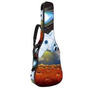 Eslifey Custodia per chitarra acustica I Need More Space, viola, tracolla regolabile, custodia per chitarra da 40 41 42 pollici, Multicolore 4., 42.9x16.9x4.7 in, Organizer per borse